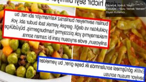 Bezelye, Nohut, Yeşil Fasulye… “Sulu Yemek Yemem” Diyen Kullanıcı Topa Tutuldu!