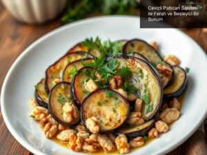 Cevizli Patlıcan Salatası ile Ferah ve Besleyici Bir Sunum