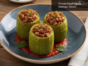 Fırında Ekşili Kabak Dolması Tanımı