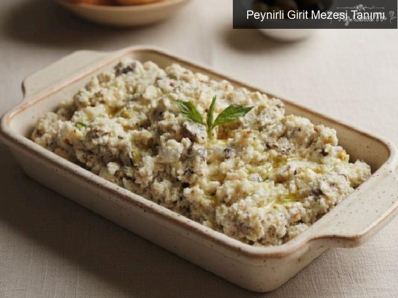 Peynirli Girit Mezesi Tanımı
